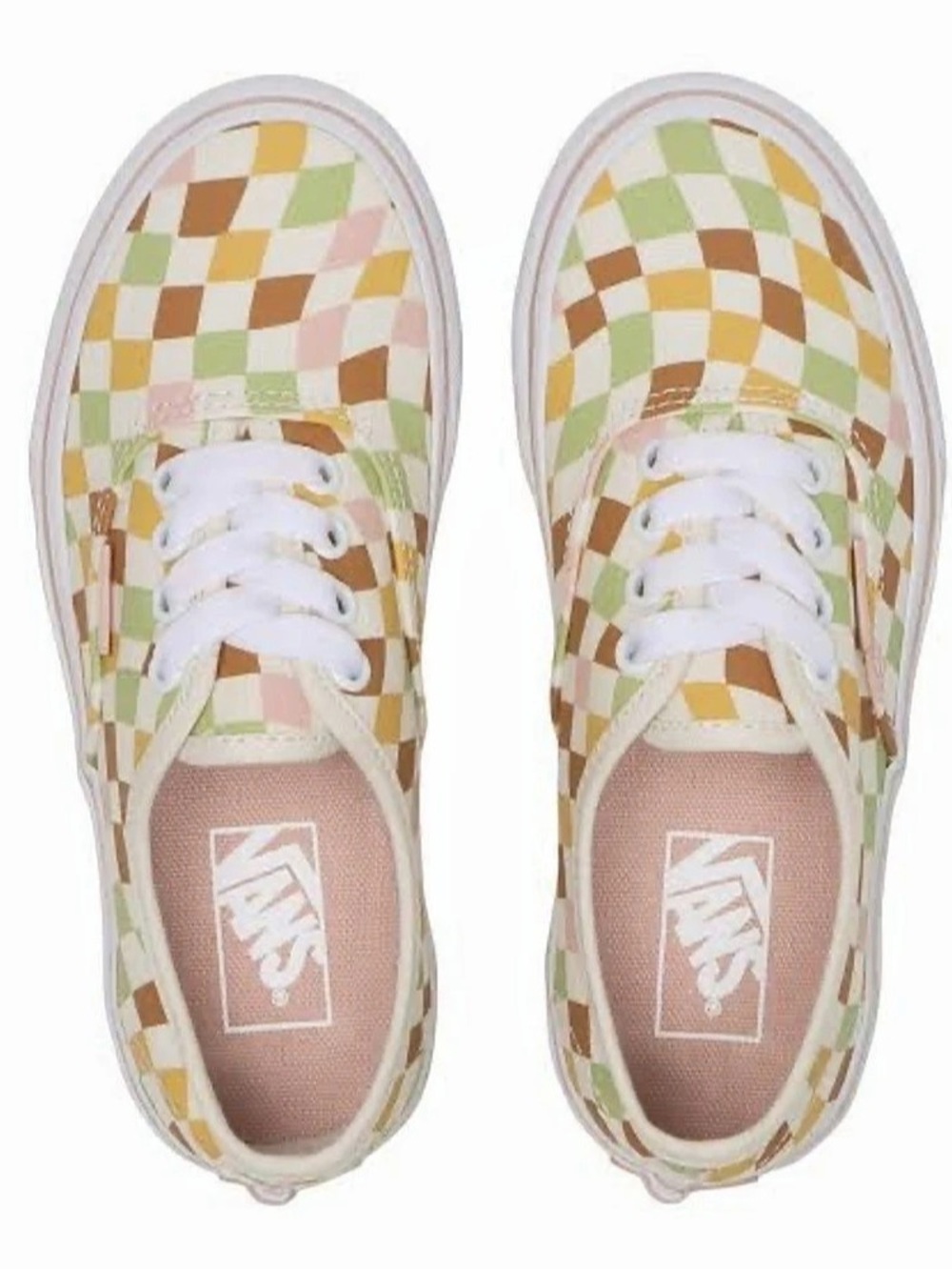 Vans Kids' Authentic Wavy Check 'Multi-Color' sneakers